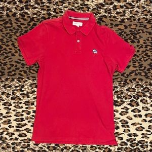 Red Aeropostale Collared Shirt Large